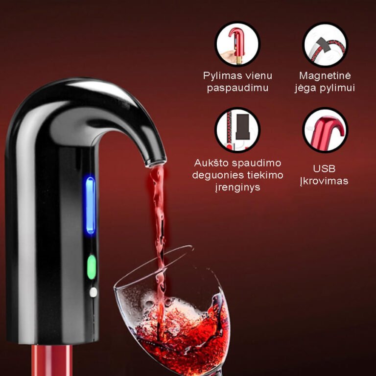 Elektrinis automatinis vyno pilstymo aparatas Užsisakykite Trendai.lt 9