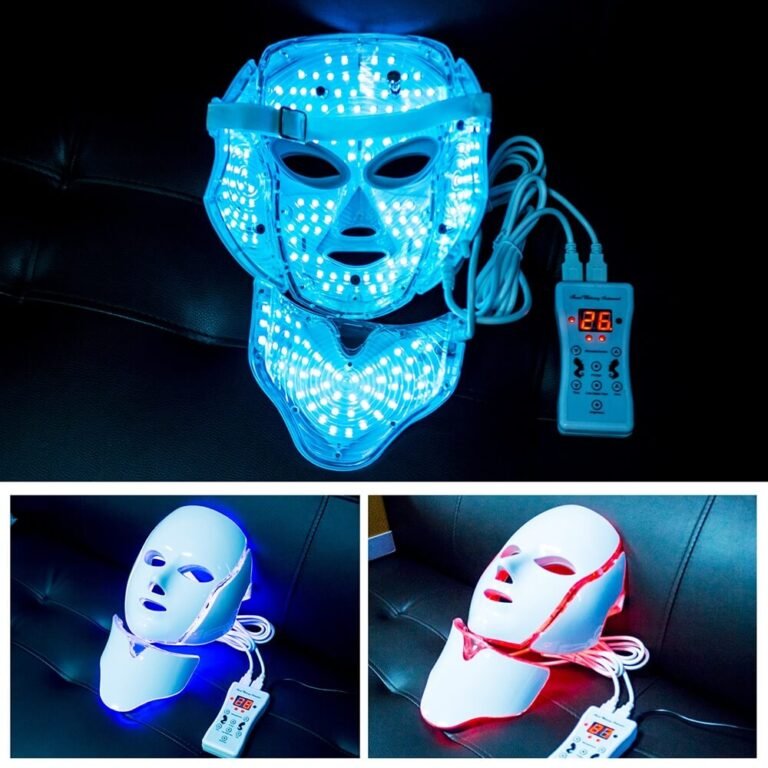 Fotoninės šviesos terapijos LED veido ir kaklo kaukė Užsisakykite Trendai.lt 11