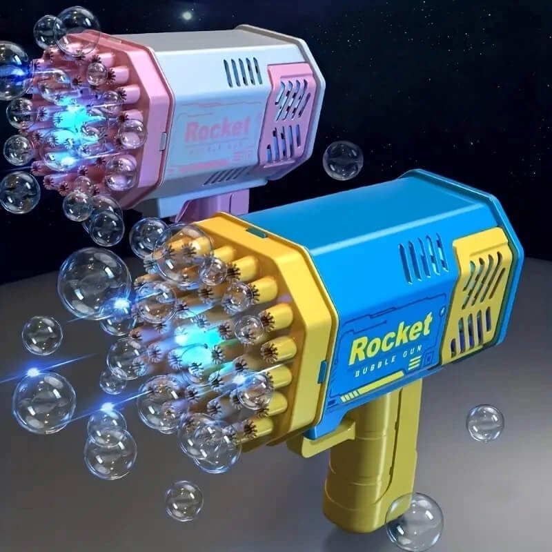 Elektrinis Automatinis Burbulų Šautuvas, Burbulų Mašina Vaikams Bazooka Rocket Užsisakykite Trendai.lt 3