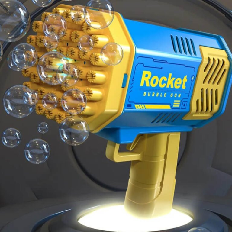 Elektrinis Automatinis Burbulų Šautuvas, Burbulų Mašina Vaikams Bazooka Rocket Užsisakykite Trendai.lt 14