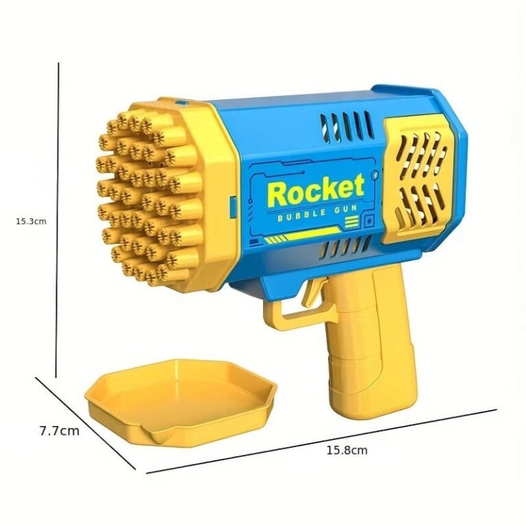 Elektrinis Automatinis Burbulų Šautuvas, Burbulų Mašina Vaikams Bazooka Rocket Užsisakykite Trendai.lt 12