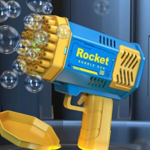 Elektrinis Automatinis Burbulų Šautuvas, Burbulų Mašina Vaikams Bazooka Rocket Užsisakykite Trendai.lt 24