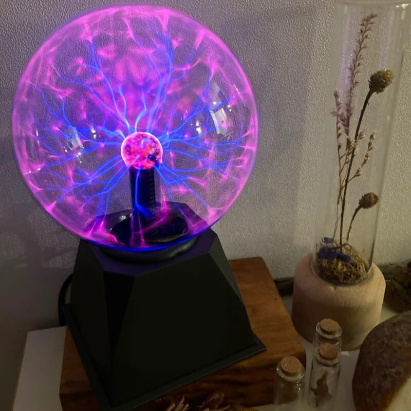 Magiška Plasmos Lempa Stikle su Žaibais – Fizikos Eksperimentas net 20CM Užsisakykite Trendai.lt 8