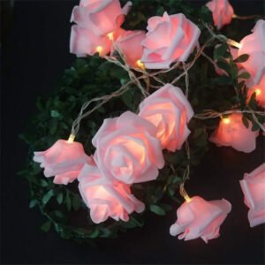 Romantiška Šviečianti Rožių Žiedų Formos Lempučių Girlianda Užsisakykite Trendai.lt 19