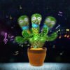 Šokantis kaktusas vaikams, dainuojantis ir žodžius atkartojantis minkštas žaislas Užsisakykite Trendai.lt 7