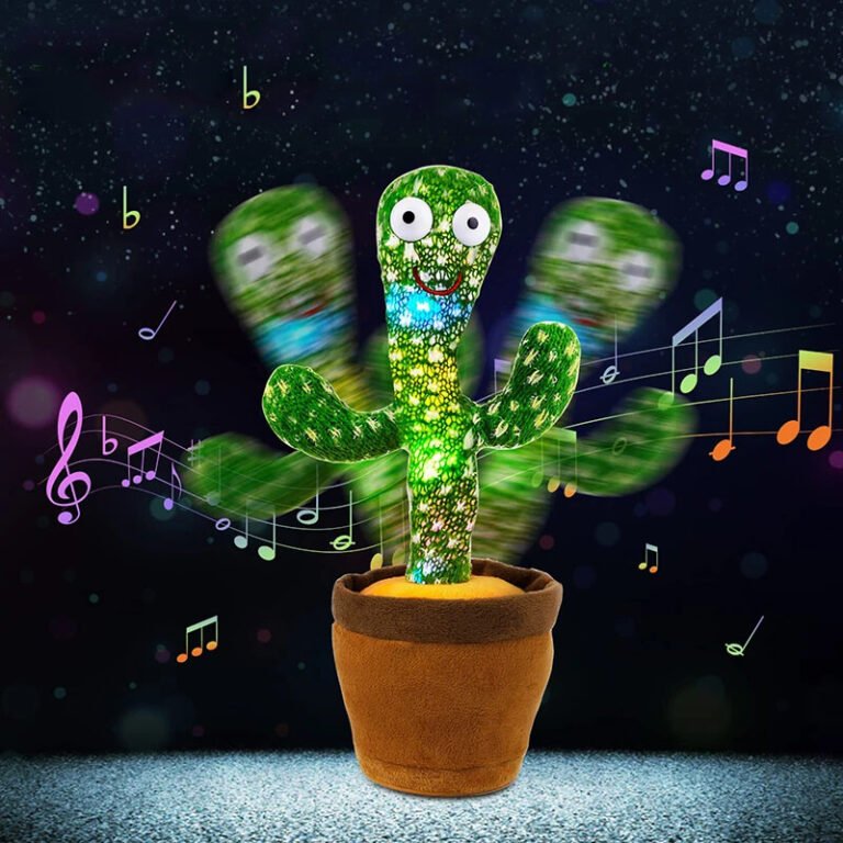 Šokantis kaktusas vaikams, dainuojantis ir žodžius atkartojantis minkštas žaislas Užsisakykite Trendai.lt 4