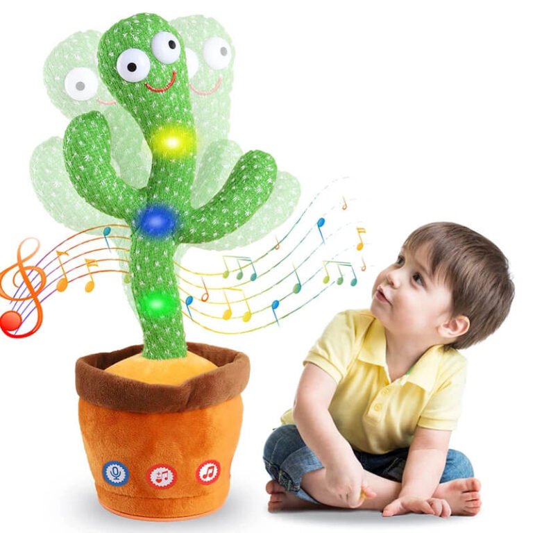 Šokantis kaktusas vaikams, dainuojantis ir žodžius atkartojantis minkštas žaislas Užsisakykite Trendai.lt 5