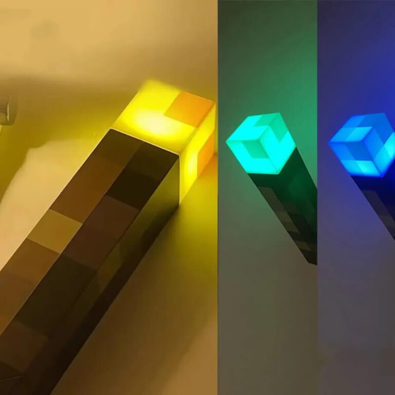 Minecraft Šviestuvas Vaikams Stalinė lempa “Minecraft torch” Užsisakykite Trendai.lt 8